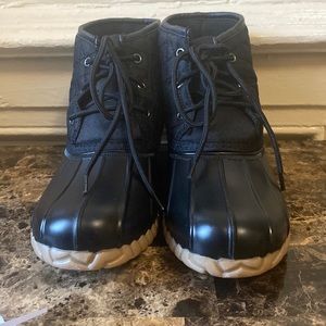 St. John's Bay Womens Denton Flat Heel Rain Boots